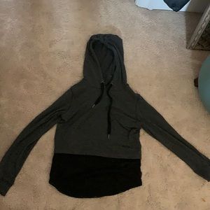 Cute Yogalicious sweatshirt with mesh bottom